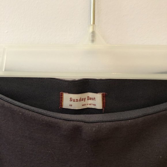 Aritzia Sunday Best eggplant primrose skirt (XS) - Picture 3 of 4